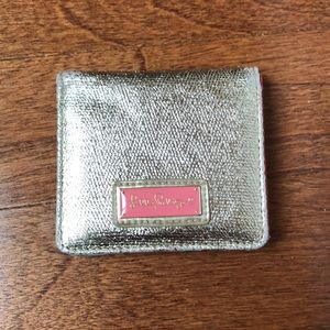 Lilly Pulitzer gold wallet